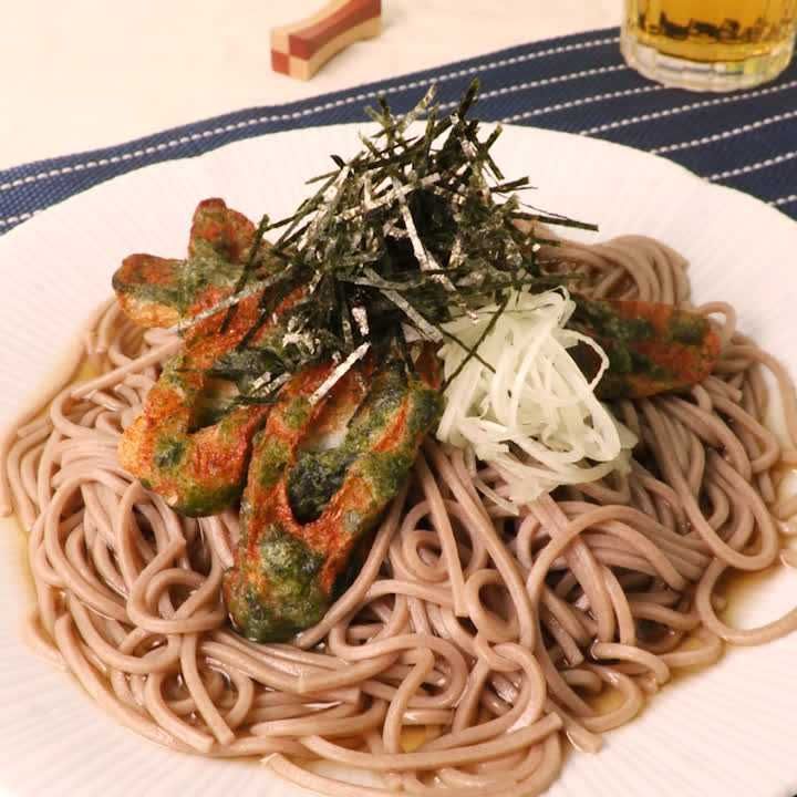 手軽に簡単 揚げないちくわ天そばのレシピ動画 作り方 Delish Kitchen