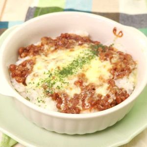 「納豆チーズドリア」のレシピ動画