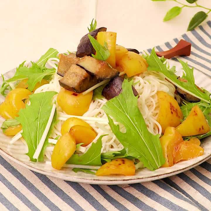 なす味噌そうめん