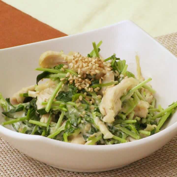 ささみの味噌マヨ和え