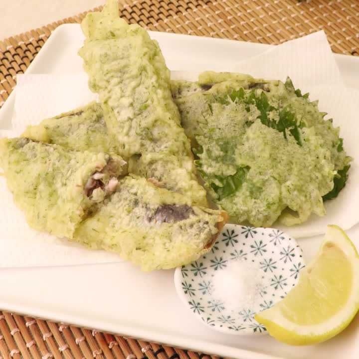 イワシの磯辺揚げ