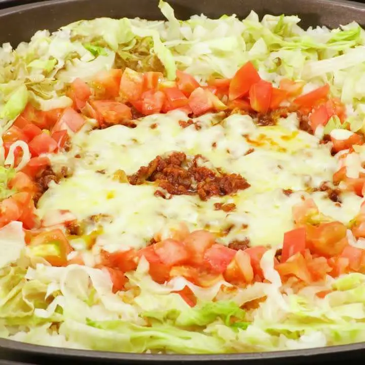 ホットプレートタコライス