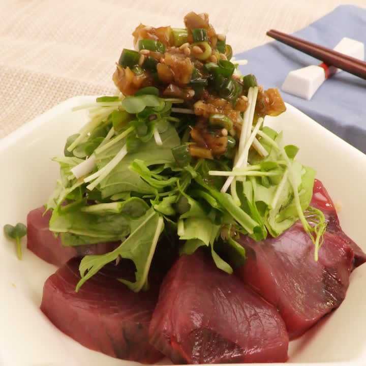 かつおの中華あえ