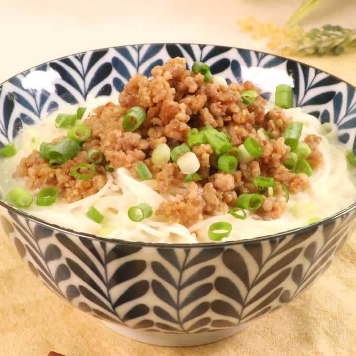 豆乳担々そうめん