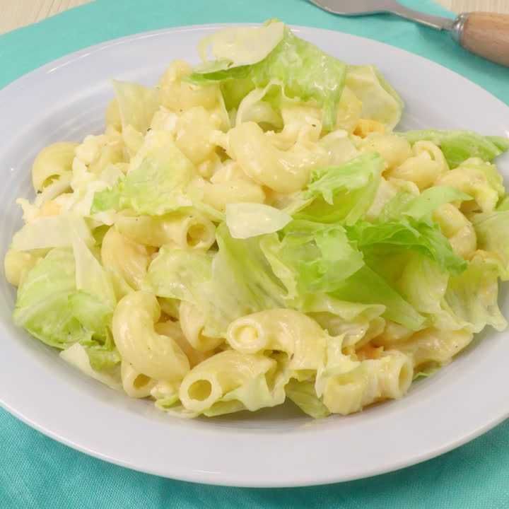 レタスと卵のマカロニサラダ