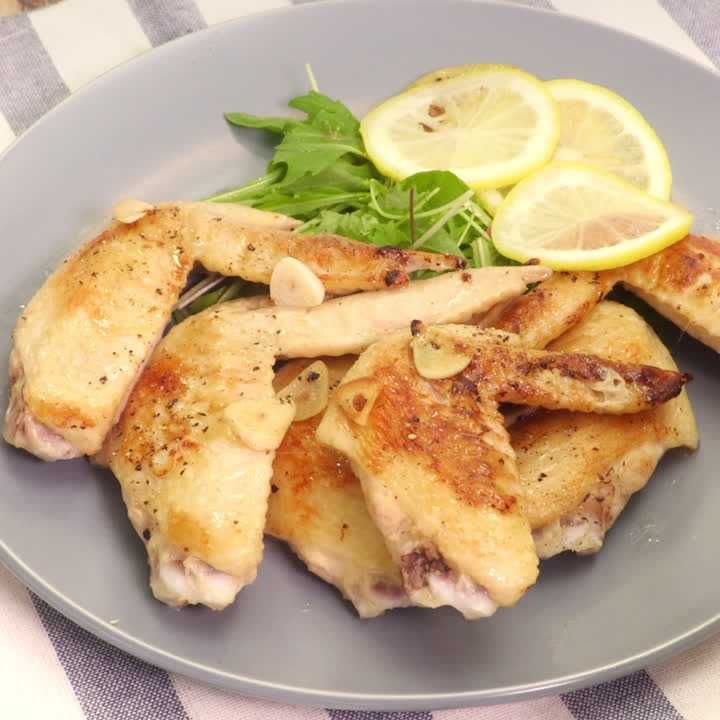 鶏手羽先のレモンオイル漬け
