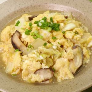 白菜の卵とじ