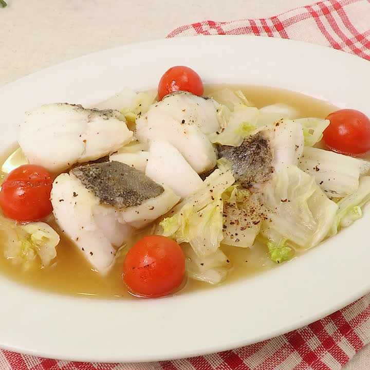 タラと白菜の酒蒸し