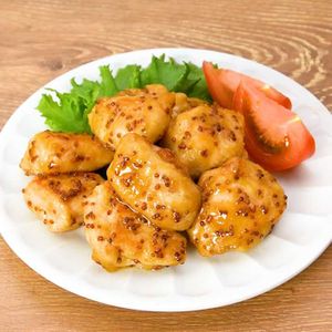 「鶏むね肉のハニーマスタードソース」のレシピ動画