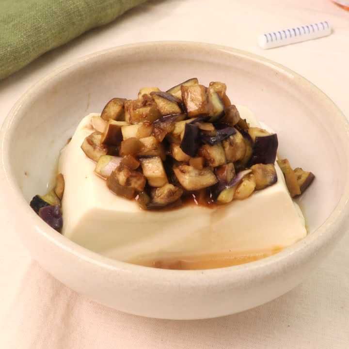 なすザーサイ冷奴