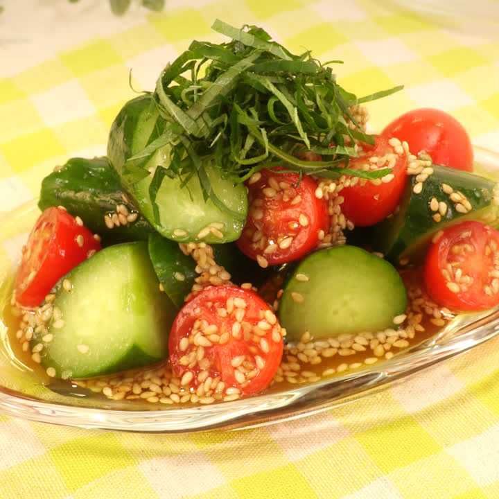【きゅうり×トマト】さっぱり絶品！夏に食べたい人気レシピ39選