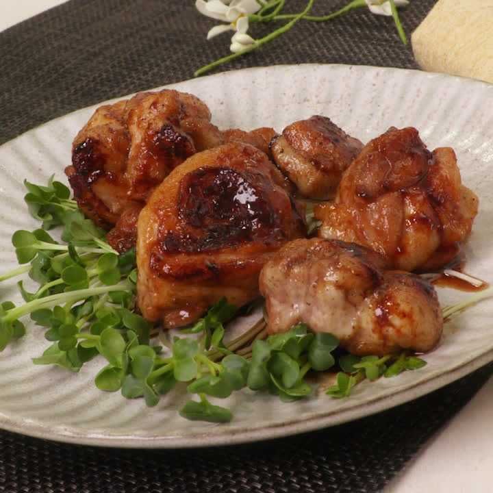 鶏もも肉の柚子胡椒バター焼き