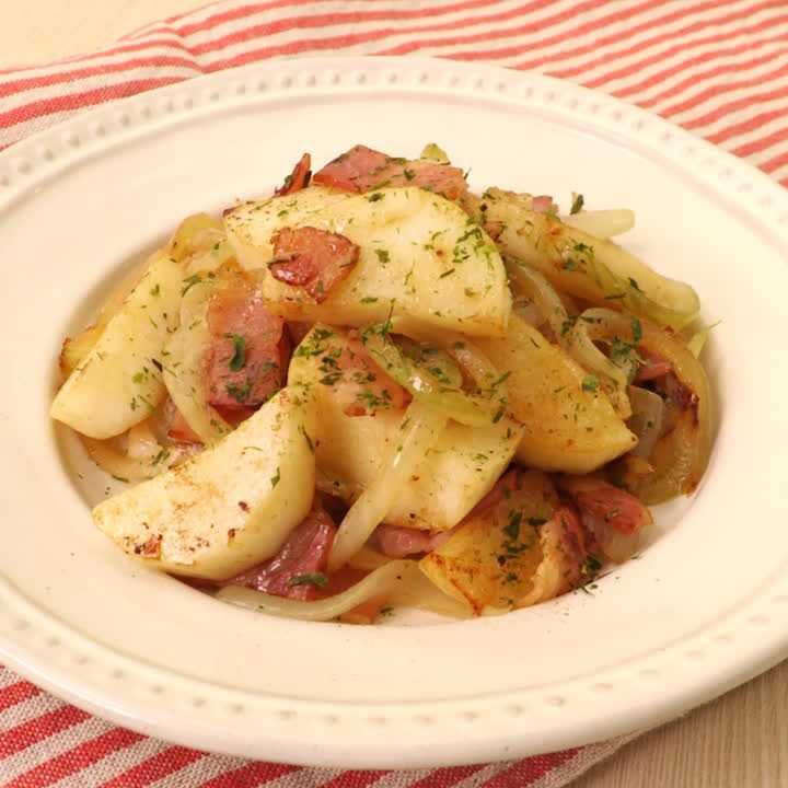 山芋の和風ジャーマンポテト