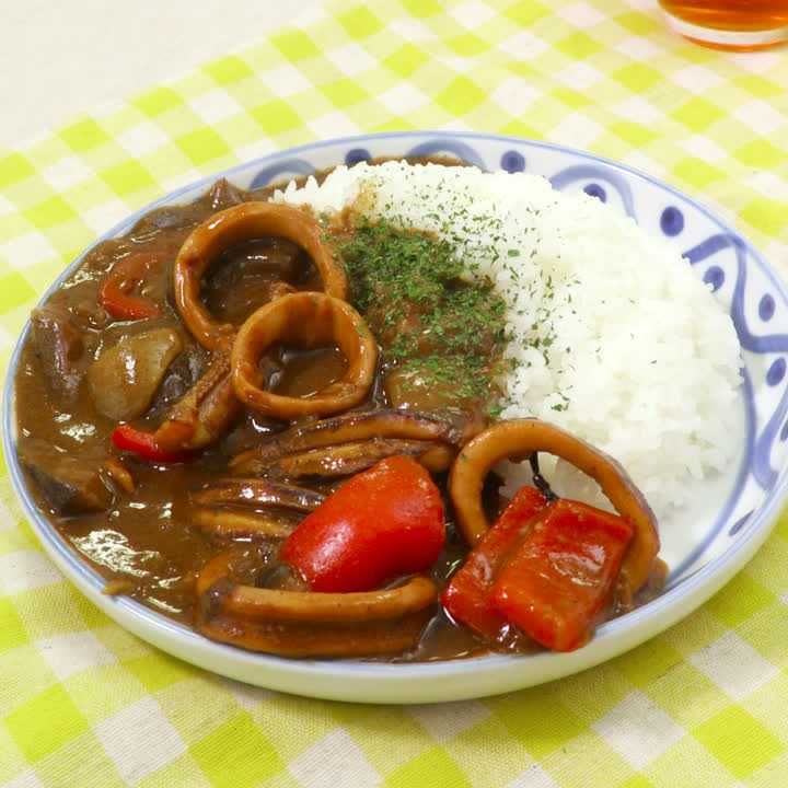 濃厚イカカレー