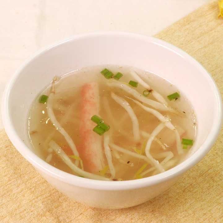 もやしの中華スープ