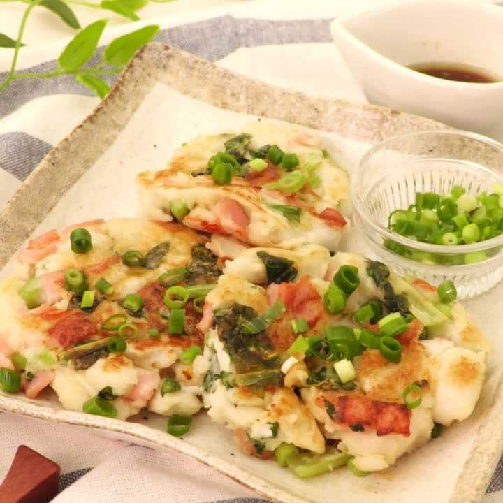 ハムと里芋のもちもち焼き