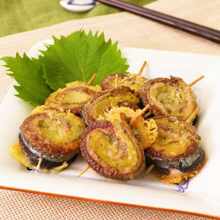 さんまとチーズのロール焼き