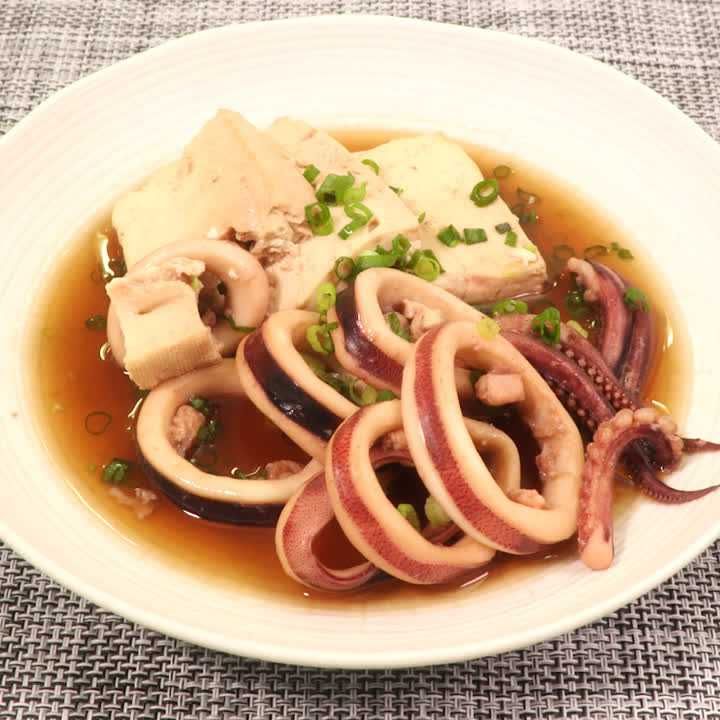 イカと豆腐の煮物