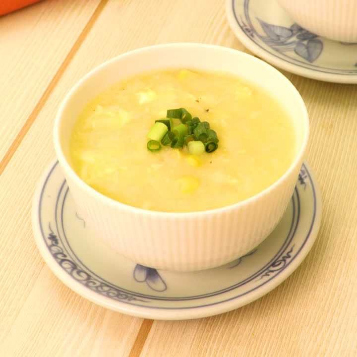 山芋のコーンクリームスープ