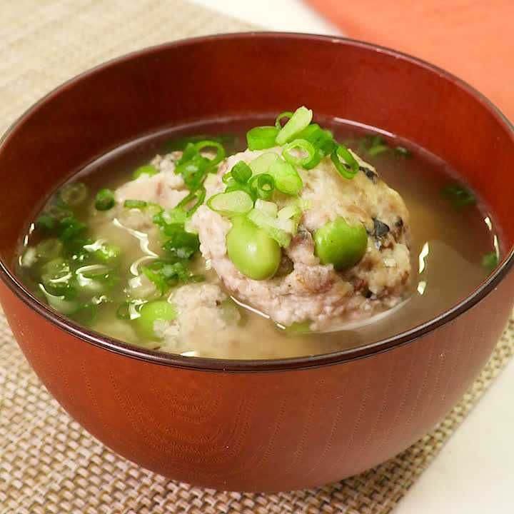 サンマと枝豆のつみれ