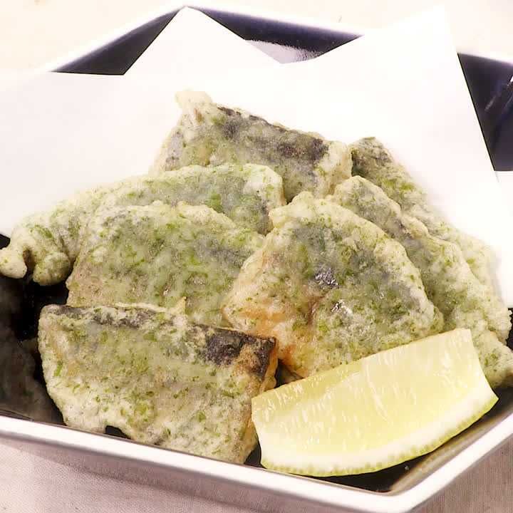 サンマの磯辺揚げ