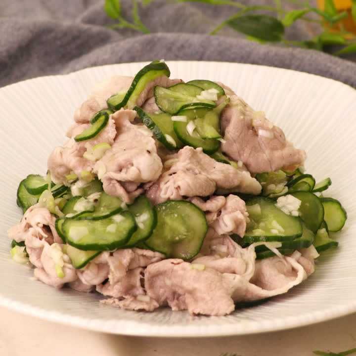 冷しゃぶねぎ塩サラダ