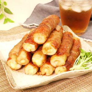 「ちくわの肉巻き」のレシピ動画