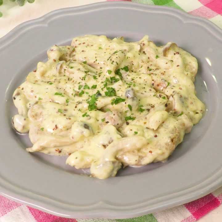 豚ヒレのマスタードクリームソース