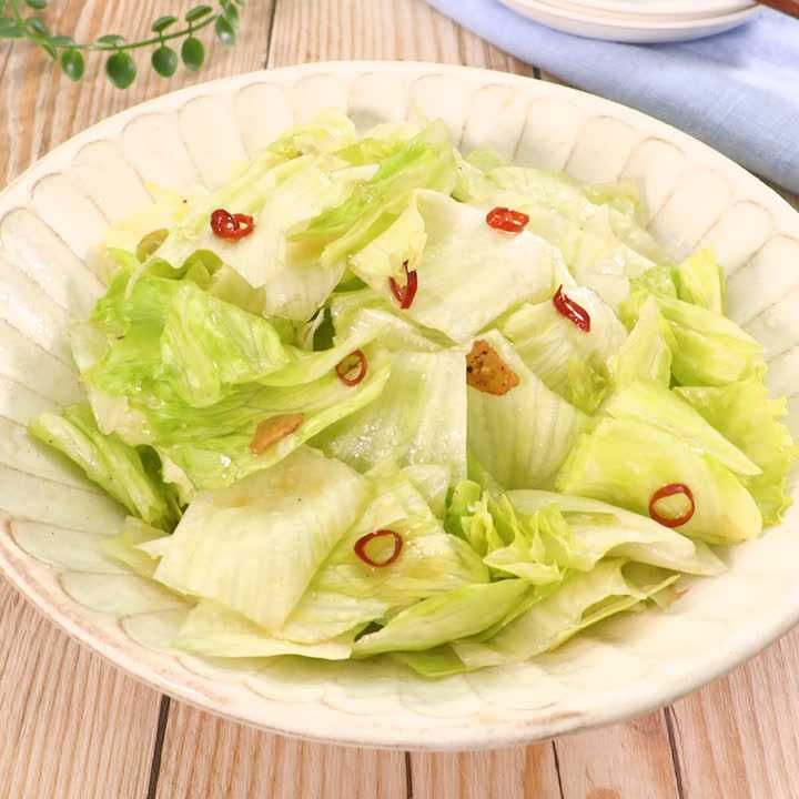 レタスのガーリックサラダ