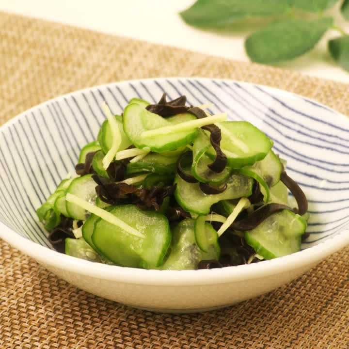 きくらげときゅうりの酢の物