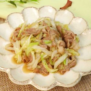 「白菜と豚肉の中華炒め」のレシピ動画