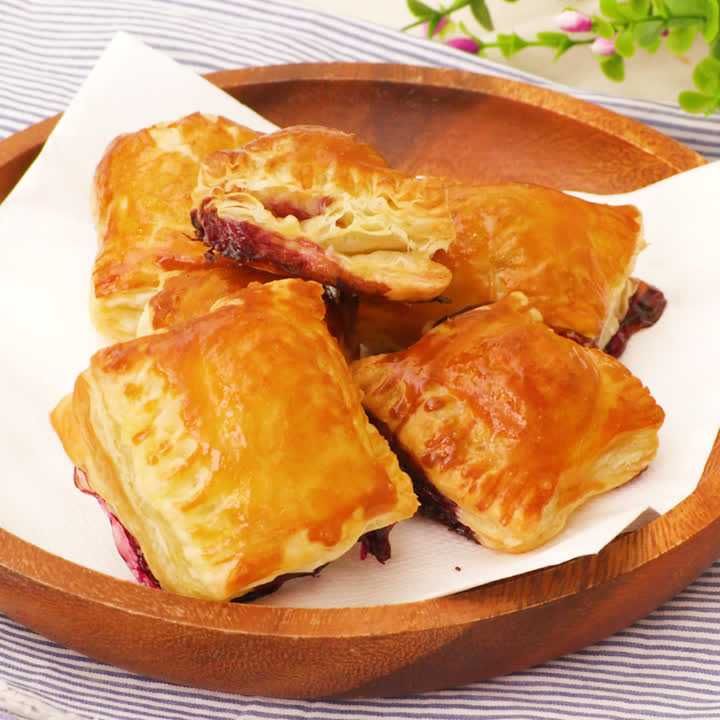 焼かないブルーベリークリームチーズパイのレシピ