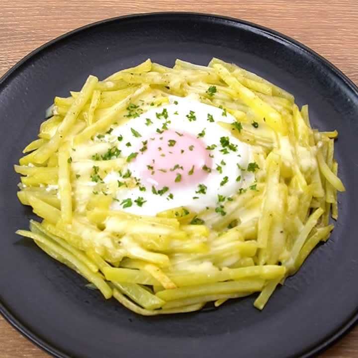 じゃがいもの巣ごもり卵