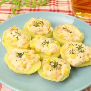 「じゃがいものコーンツナマヨ焼き」のレシピ動画