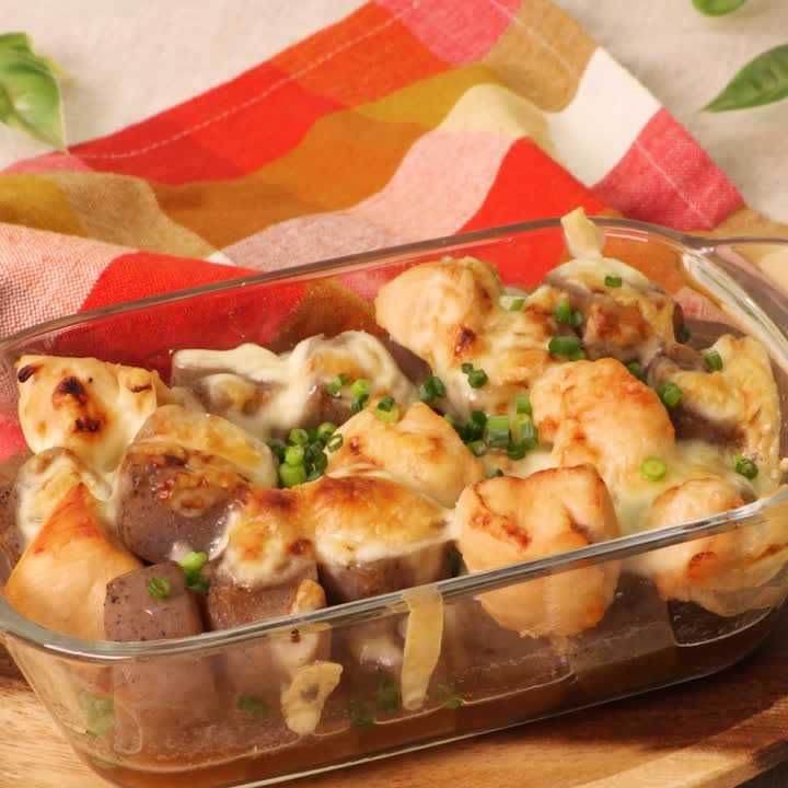 こんにゃくささみのチーズ照り焼き
