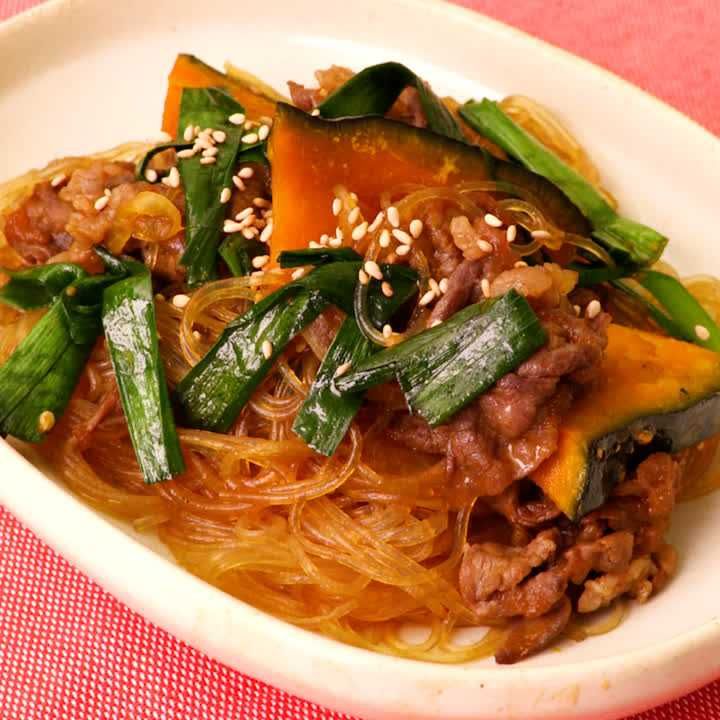 かぼちゃのチャプチェ