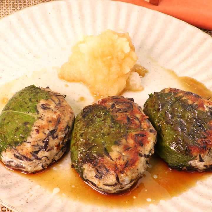 ひじきと大葉のつくね