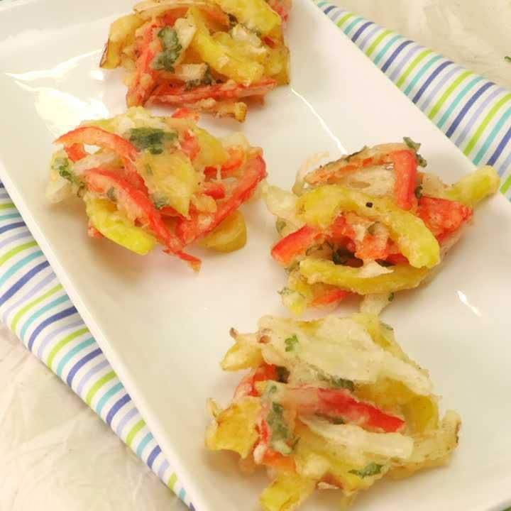 パプリカのかき揚げ