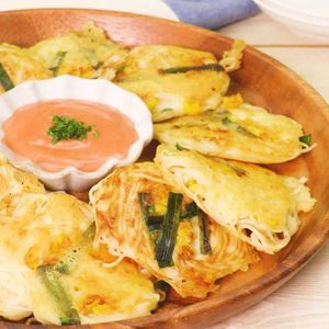 「ひとくちそうめんチーズチヂミ」のレシピ動画