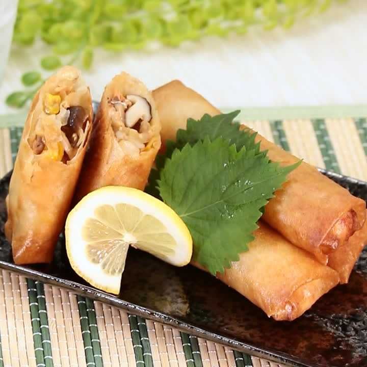 ちゃんちゃん焼き風春巻き