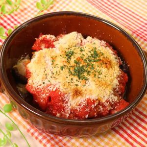 「鶏としいたけのオーブン焼き」のレシピ動画