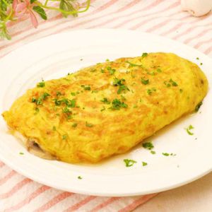 「マッシュルームのとろとろオムレツ」のレシピ動画