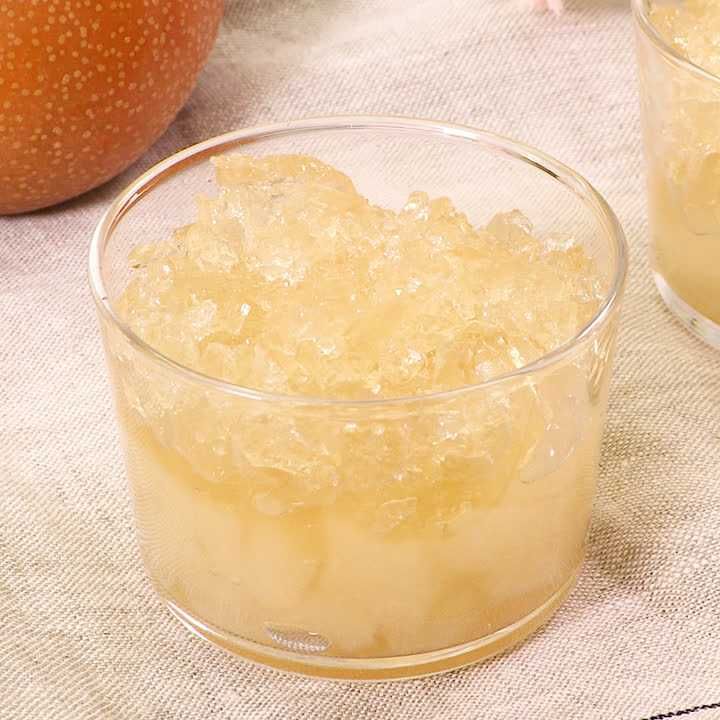 梨のコンポートゼリー