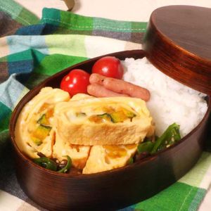 かぼちゃとチーズの卵焼き