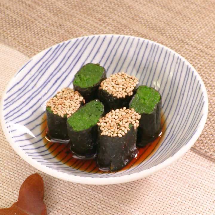 のり巻きほうれん草