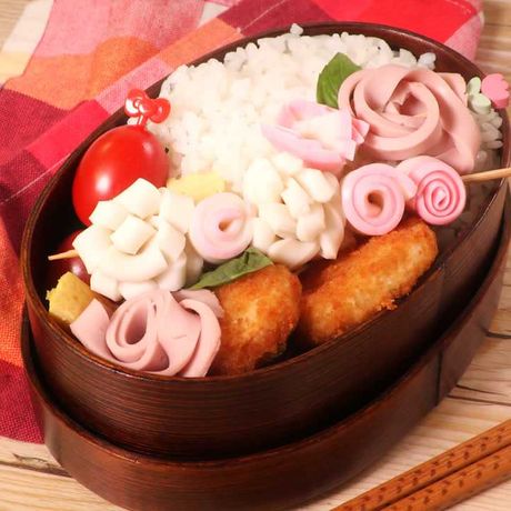 お弁当がお花畑 お花のくるくる巻き弁当のレシピ動画 作り方 Delish Kitchen