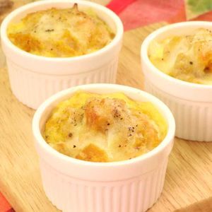 「かぼちゃのココットキッシュ」のレシピ動画