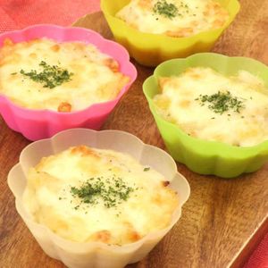 「ミニコーングラタン」のレシピ動画