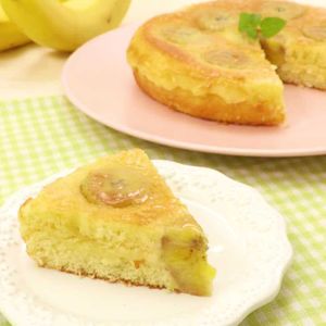 カラメルバナナケーキ