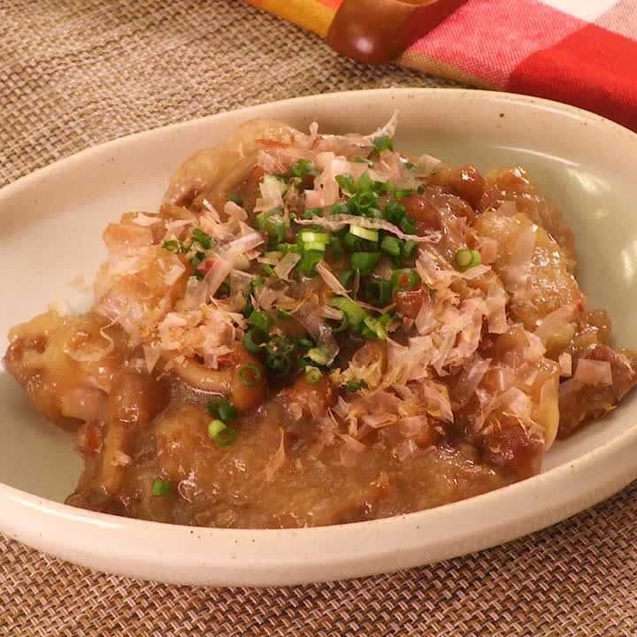 鶏肉となめこのみぞれ煮